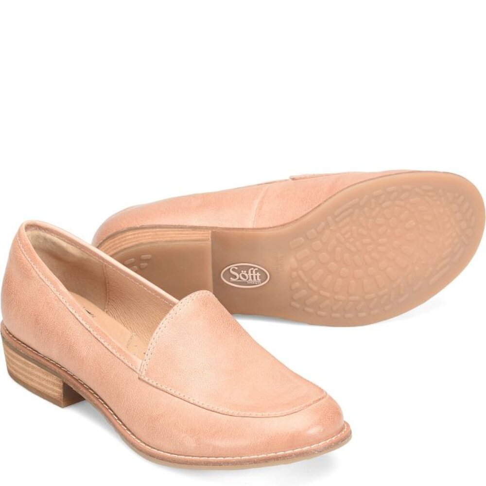 NEW Sofft Shoe Napoli Loafers - Suede in Rose Taupe For Women 0126 4s2